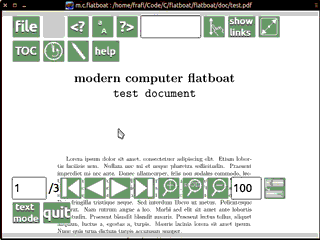 animated gif, shows, how the column mode works